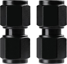 6AN Female to 6AN Female Straight Swivel Coupler Union Fitting 6AN - 2PCS