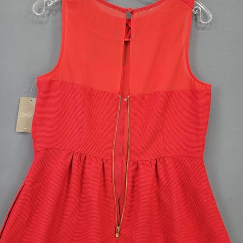 Maeve Anthropologie Red Rouge Dress NEW MSRP $168 Midi Sleeveless Women's Size 8 - Picture 12 of 14