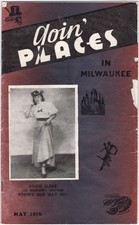 GOIN' PLACES IN MILWAUKEE - May 18 1946 - burlesque night-life guide - Wisconsin