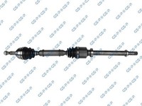 GSP 250442 Antriebswelle FüR Renault, LäNge 911 Mm, 25/26 ZäHne