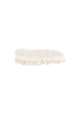  L'AGENT BY AGENT PROVOCATEUR Womens Garter Belt Lace Stretchy White Size S