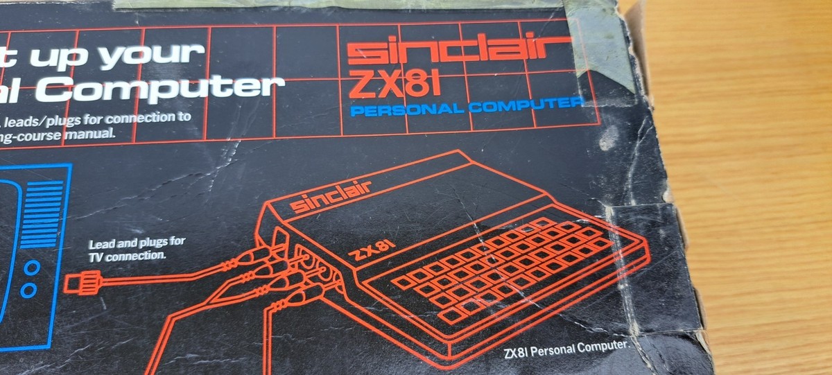 Sinclair ZX81 – Unité Centrale Vintage – Comme Neuf En Boîte – Collection