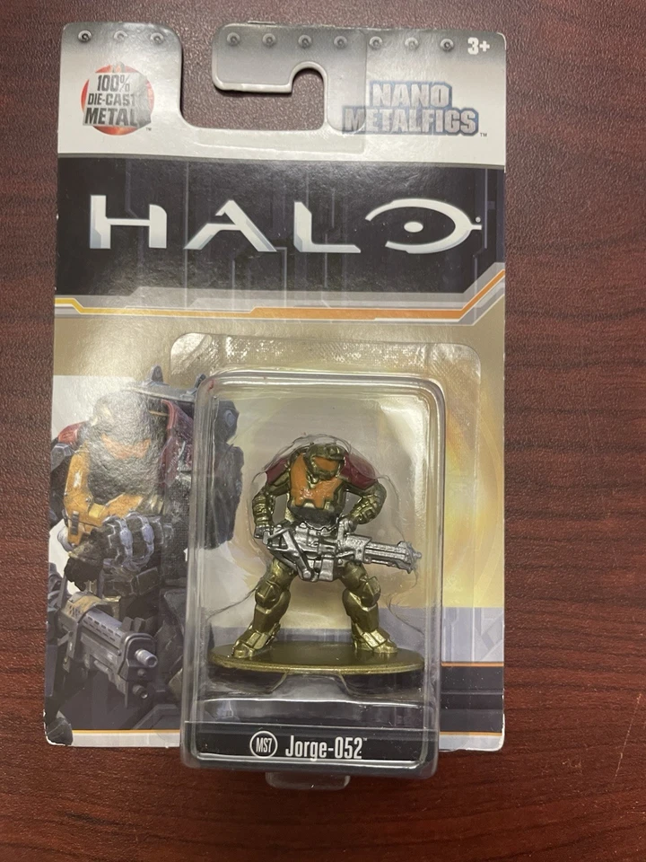 Lote de 3 figuras metálicas Halo Nano 2017 Spartan Aquiles, The Arbiter, Jorge-052  Foto 3 de 4