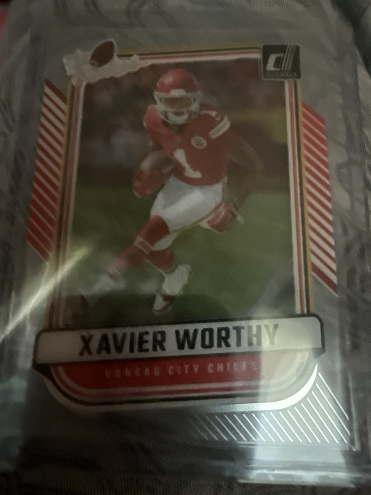 2024 Donruss Optic Xavier Worthy Clearly The Rookies Card
