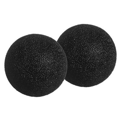 2 Pcs Hand Exercise Balls Squeeze Ball Stress Ball Black
