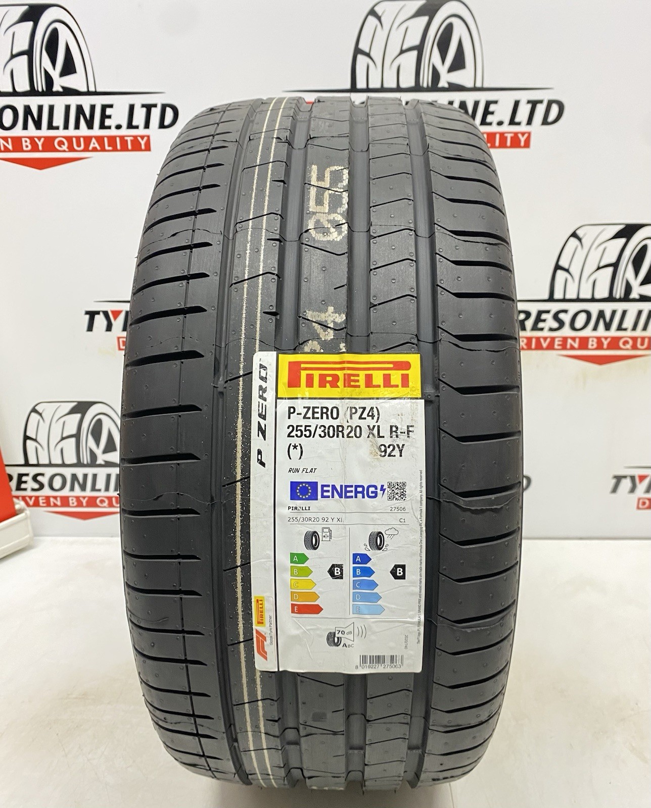 TYRE PIRELLI 255/30 R20 92Y P-ZERO PZ4 L.S. (*) XL RUN FLAT SUMMER - Image 2