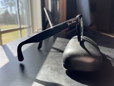 Vintage Ray-Ban Black Square Full Rim Eyeglass Frames Classic Solid Style