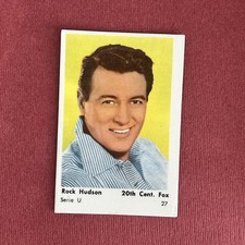 Rock Hudson 1958 Serie U EX #27 Trading Card