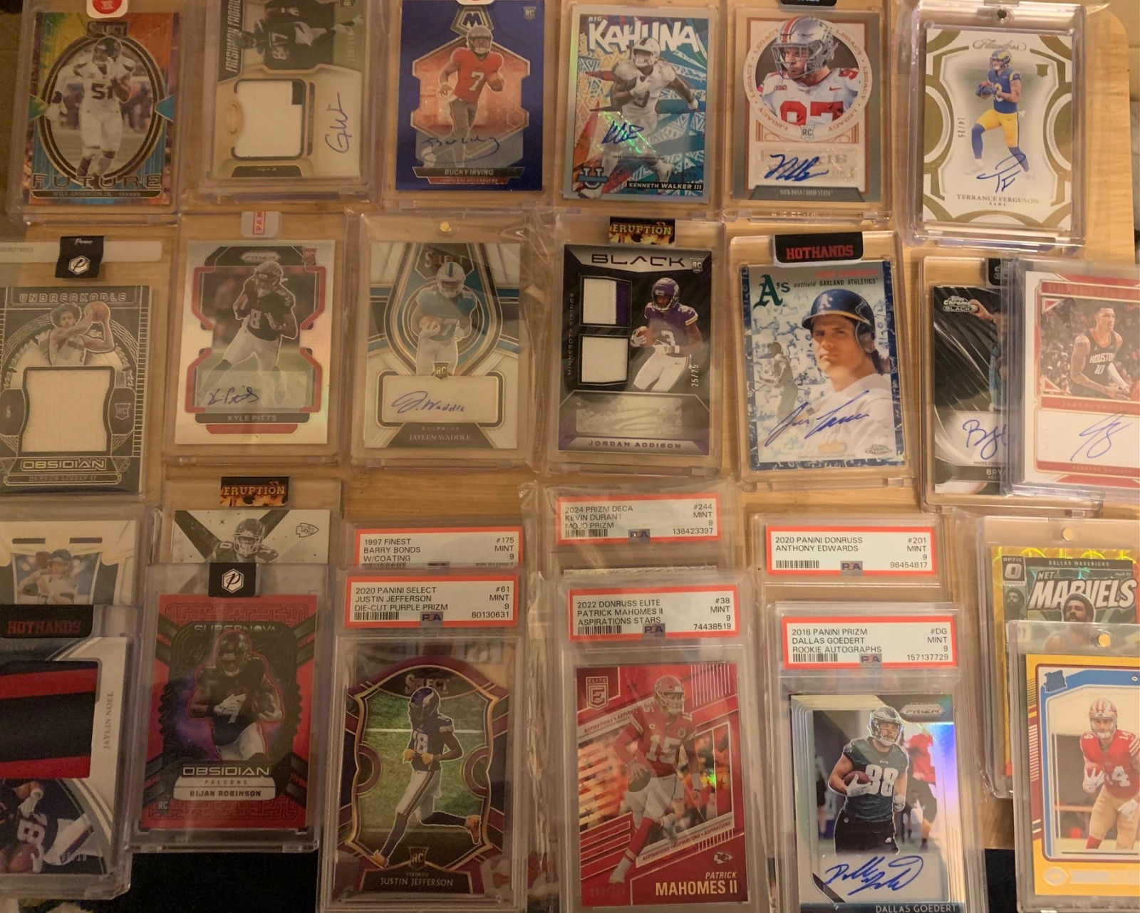 🔥25 Card LOT 6 PSA Graded HOF RC AUTO RPA GOLD #'d Please Read Desc. 👀 NFL NBA