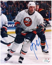 Roman Hamrlik Signed Autographed 8x10 New York Islanders Hockey Photo ACOA
