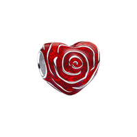 Pandora Moments Charm Rose In Herzform 793673C01