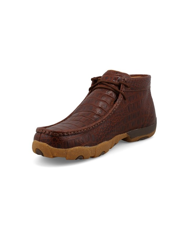 Twisted X Casual Shoes Mens Leather Chukka Moc 14 W Brown MDM0103 CLEARANCE