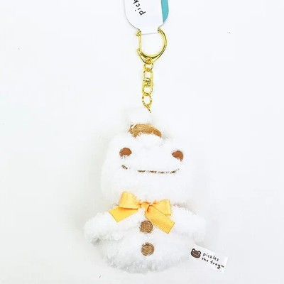 Pickles the Frog Snowman Mascot Keychain ''Poncho'' 2025 Winter JP LTD Original