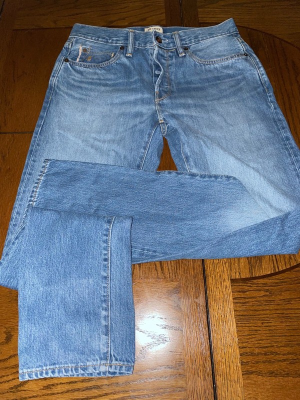 Todd Snyder 12.5 oz. Selvedge Denim Jeans Slim Fit Blue Button Fly Size 29 x 32