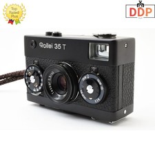 Read NEAR MINT Rollei 35 T Black Film Camera 40mm f3.5 Lens From JAPAN