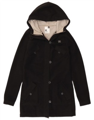 DC Damen Windbreaker Jacke mit Kapuze UK 10 Small schwarz Polyester AD01