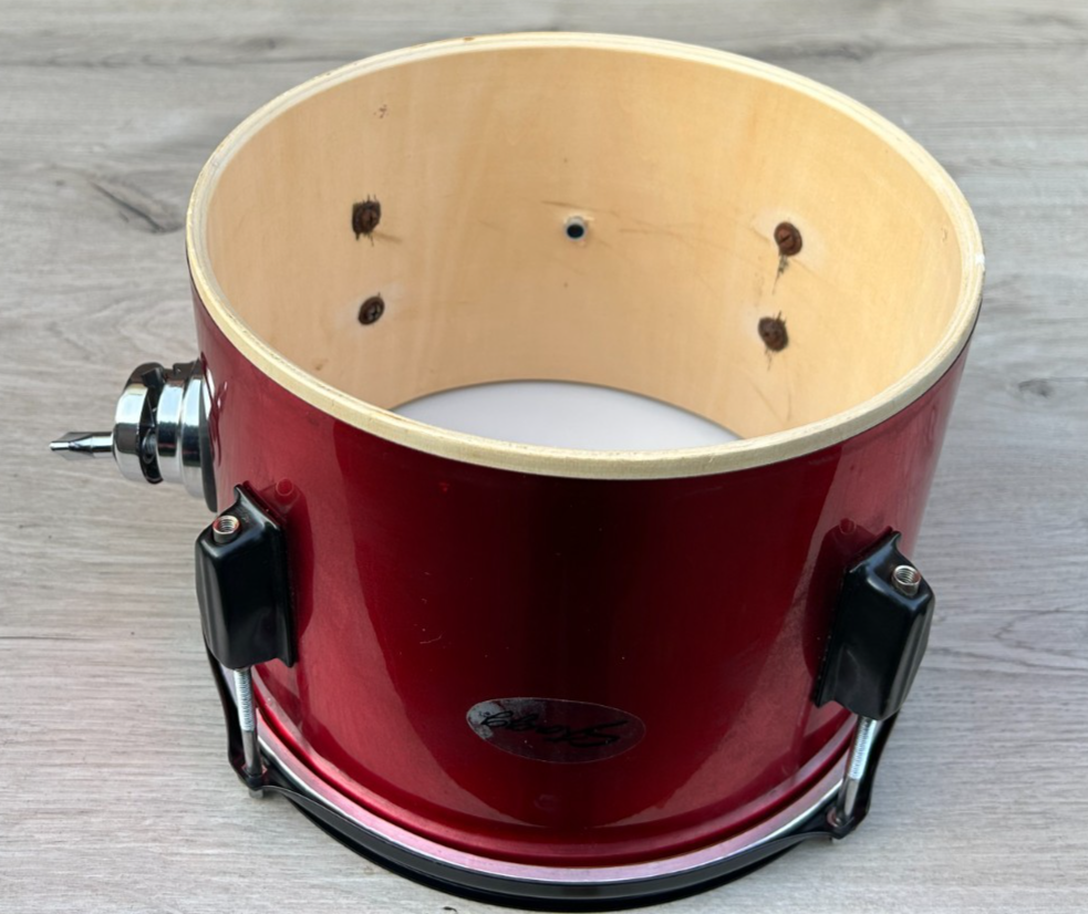 STAGG 10''x 07'' Rack Tom -Red - Wood shell photo 7