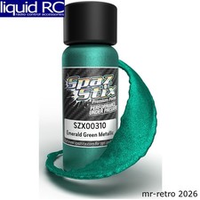 Spaz Stix 00310 Emerald Green Metallic Airbrush Ready Paint 2oz Bottle