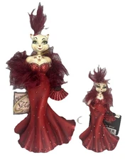 Alley Cats Margaret Le Van Kitty O’Hara Figurine & Ornament Rare Retired Set Of2