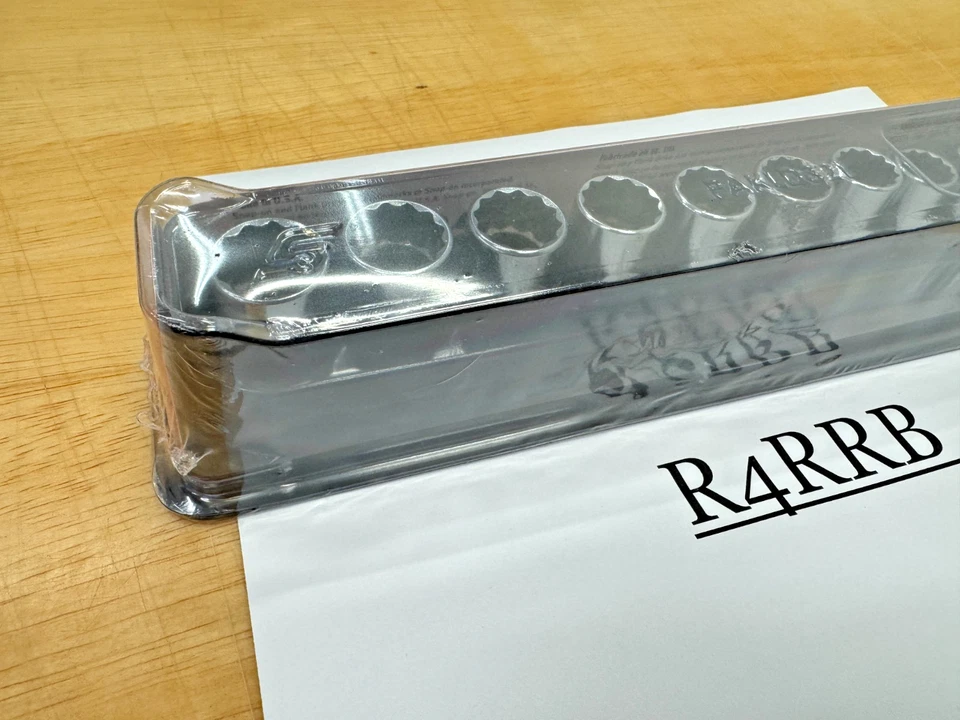 Snap-on Tools NEW 12pc 3/8" Drive Metric 12 POINT SEMI DEEP Socket Set 212FMSYA - Image 3 of 4