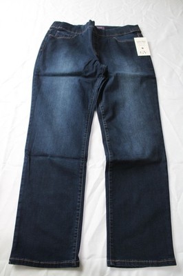 Gloria Vanderbilt Womens Short Amanda Pull-On Slimming Jeans MS7 Parker Size 16S