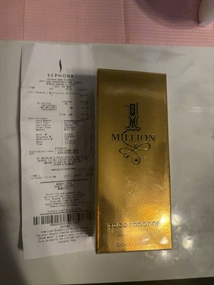 Paco Rabanne 1 Million Eau de Toilette Spray 100 ml 3.4 fl oz