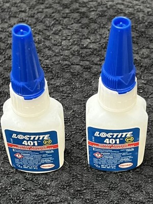 2 Loctite 401 Instant Adhesive Super Glue 20g-Strong Bond And Fast Bonding 