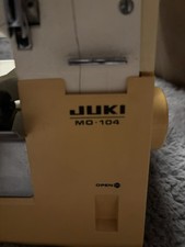 Juki MO-104N Serger Overlock Sewing Machine w/ Pedal. Already threaded.