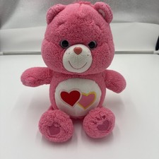 Care Bears Love-a-Lot Plush Stuffed Animal Love A Lot Pink Hearts