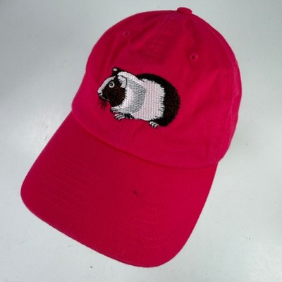 KBETHOS Classics Hut Damen Pink Verstellbar Meerschweinchen Bestickte Baumwolle