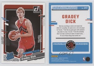 2023-24 Panini Donruss Rated Silver Press Proof Gradey Dick #247 Rookie RC