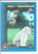 RYAN SLOAN 2025 TOPPS PRO DEBUT BLUE HOLO SP RC #D/150!!!HOT!!!