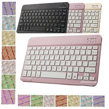 BLACK 10 Wireless Slim Bluetooth Keyboard Uni...