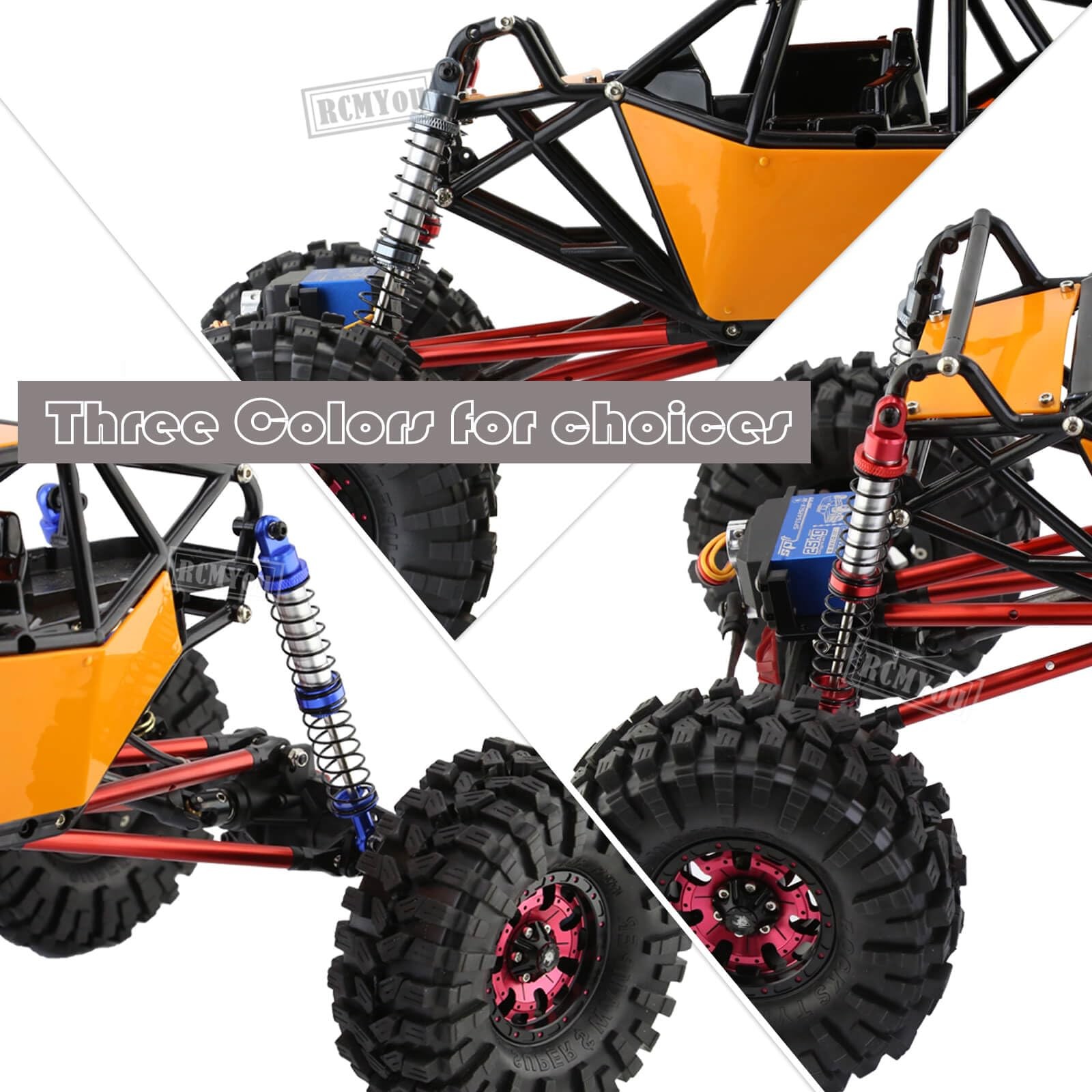 120mm RC Shock Absorber Universal Upgrades Part for 1/10 RC Scale Cars,4PCS A...