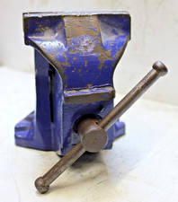 Vintage HEAVY Record  1 TON Sheffield Bench Vice  4" jaws