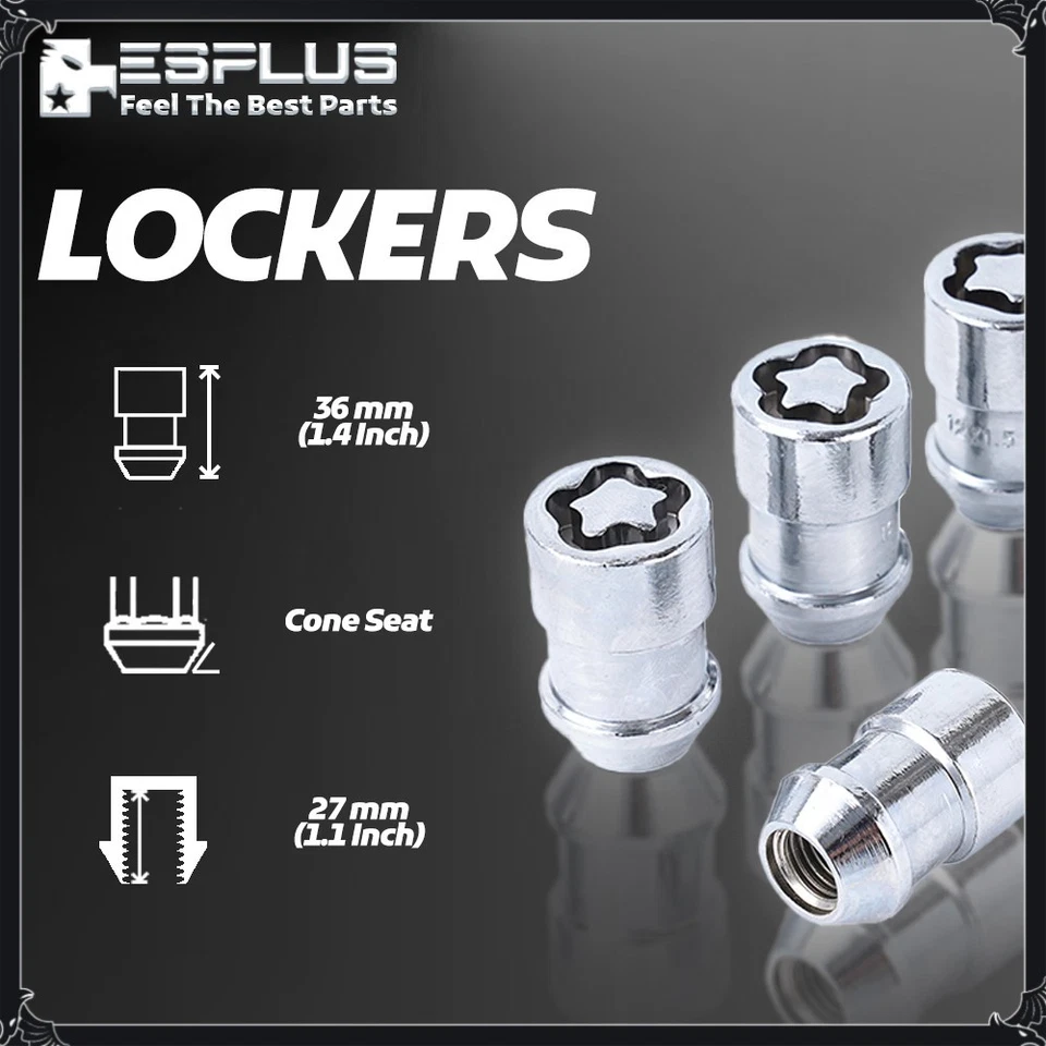 24 Pc Isuzu Wheel Lock M12x1.5 Chrome Fit Amigo/Ascender/I-Serise/Pickup/Trooper - Image 3 of 4