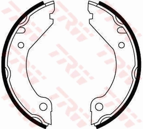 Bremsbackensatz Feststellbremse TRW GS8204 FüR Volvo 164 940 760 740 260 240 960-image