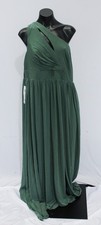 Azazie Women's Jasna One Shoulder Bridesmaid Dress EJ3 Eucalyptus Size A18