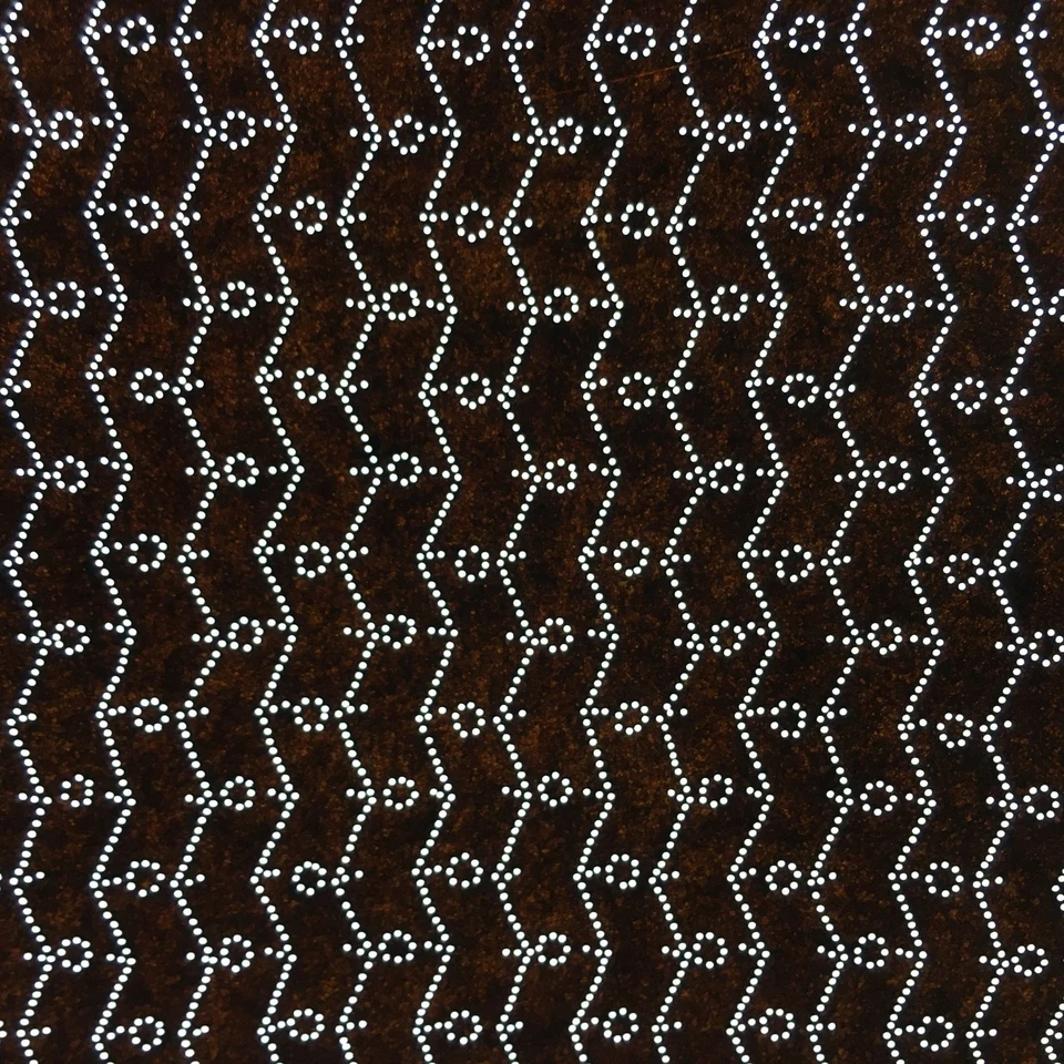 Plantilla kimono de papel Ise Katagami antigua japonesa patrón de línea en zigzag Edo A543 Foto 3 de 4