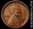 1916-S Lincoln Wheat Cent- Extra Fine- Semi Key Better Date- No Reserve #K277