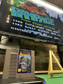 Nintendo Entertainment System NES 1985 Rampage Game