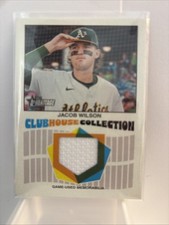 2026 Topps Heritage Jacob Wilson Clubhouse Collection Game Used Jersey Relic