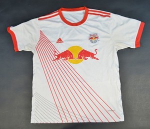 Adidas MLS New York Red Bulls Soccer Jersey White Size XL #14