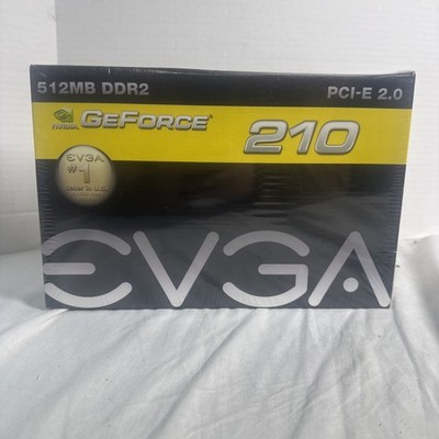 EVGA Nvidia GeForce 210 513mb DDR2 PCI-E 2.0 Graphics Card NEW IN BOX