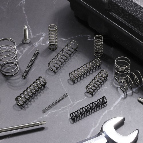 10Pcs Compression Spring 15mm OD 1mm Wire Size 25mm Free Length Silver Tone - Afbeelding 5 van 7
