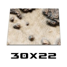 Frontline Gaming Playmat 30" x 22" Dune Sea Outpost New