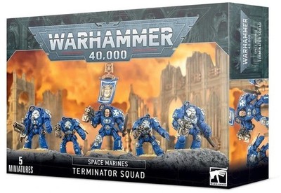Warhammer 40k Space Marines Firstborn Terminator Squad - New on Sprue (NoS) OOP