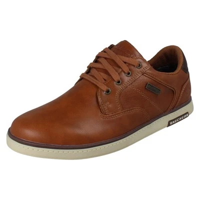 Chaussures Décontractées Skechers Haney - Ritter 210948 Marron à Lacets - Photo 1/4