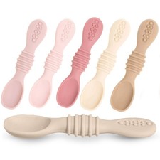 Baby Spoons Self Feeding Spoons - 6 Months, Infant Spoons First Stage