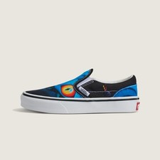 VANS VN000EECBMA Kids Classic Slip-on KPop Demon Hunters Black/Blue